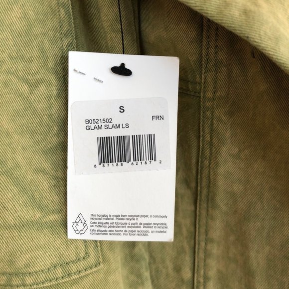 NWT Volcom Shacket with Contrasting Sequin Yoke - Picture 6 of 8